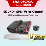 Hikvision 4K Dashcam G2 Pro Dual Channel Car Recorder With GPS & ADAS Support 3"Touch Screen Perfect