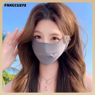 FANGCU272 Sun Protection Face Ice Silk Anti-UV Face Shield Fashion Sunshade Sunscreen Summer