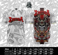 จงเชื่อในตัวเอง เสื้อพิมพ์ลายโปโล ซามูไรเสื้อทรงเอคอปก เสื้อกีฬาพิมพ์ลาย Zone A