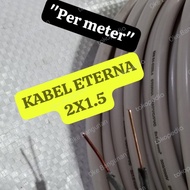 kabel eterna 2x1.5 / kabel eterna nym per meter kabel listrik