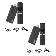 For TV Stick Dongle Bluetooth Voice Android 10 Smart TV Box 2.4G&amp;5G WIFI Set Top Box Media Player