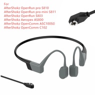 Suitable for Aftershockz AS800 / AfterShokz OpenComm Usb Charger AfterShokz OpenRun Pro Charging Cable