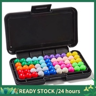 Classic Pyramid IQ 3D Puzzle Board Game with 200 Challenges and Pearl Beads for Children'S Minds