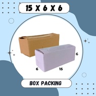 Box 15x6x6 Cardboard A1 Packing Cardboard Box Packaging Medicine Toys Olshop Souvenir Jamu Spare Par