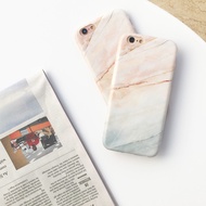 Frosted Coral Marble Phone Case AppleiXR/iXSMAX/iX/i6 (s)/i6 (s) p/i7