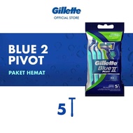 Gillette Blue 2 Flexi Razor Refill 5+2