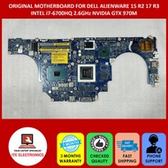 DELL ALIENWARE 15 R2 17 R3 INTEL i7-6700HQ 2.6GHz NVIDIA GTX 970M LAPTOP MOTHERBOARD CN-0DVV6W 0DVV6