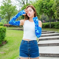 Taiwan Invoice Ice Silk Sunscreen Sleeve UPF50+ Sports Bicycle Anti-UV Motorcycle Arm Sleeve