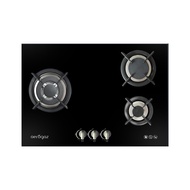 Aerogaz 70Cm Tempered Glass Hob with 3 Burners AZ-373F