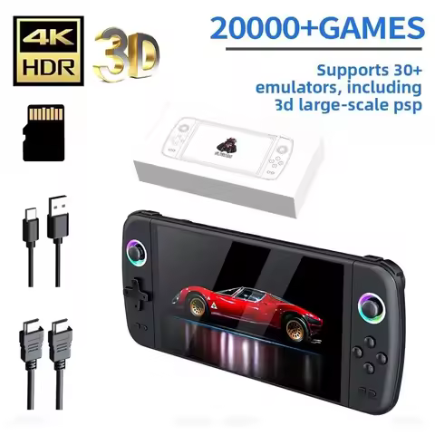 M27 Portable Handheld Game Console 128G, Retro Video Gaming Console with Built-in 30000+ Games 30+ E