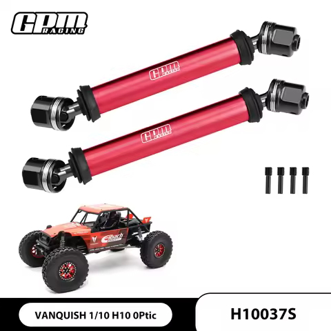GPM 4140 Steel+Alloy 6061-T6 Center Cvd Drive Shaft For VANQUISH 1/10 H10 OPtic VPS09027