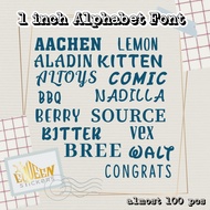 Sticker Balloon - FONT