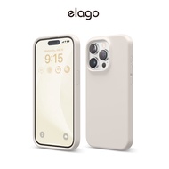 elago Premium Liquid Silicone case Compatible for iPhone 15 Pro Case, 25 Colors, Full Body Camera Pr