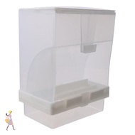 YGBG No-Mess Bird Feeder, Durable Hold 400g / 14oz  Parrot Automatic Spill Food Box, Easy To Use and