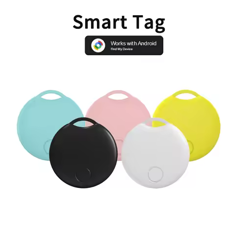 GPS Tracker for Android Devices Tag Work with Google Find My App Bluetooth Key Finder Pet Smart Tag 