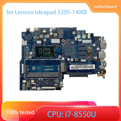 For Lenovo Ideapad 320S-14IKB Motherboard With i7-8550U CPU LA-E541P 5B20Q23399