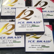 Tali benang pancing bullzen ice braid x12/BULLZEN ICE BRAID 12X  for fishing