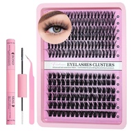 Eyelash Extension Set DIY Eyelashes 240 Pcs 30D 80D 10-16mm Single Cluster Eyelashes Eyelash Set Sli