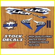 ♞,♘Honda click 125i stock decals