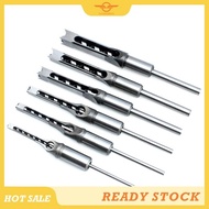 [CloudsMiles] Woodworking Square Drill Bit Set Twist Drill Bit Mortise Chisel Drill Bit Tool Set Spi