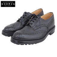 Tricker's ILKLEY Command Sole Wingtip Shoes, Men's, Black, Size 6 1/2 (M3087C), Like New Condition (