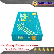 HVS Copy Paper A4 75 Gsm 1 Ream HVS CopyPaper A4 75 Gram White HVS Print Paper/ CPB 75gsm