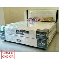 Springbed Full Set Kasur Bigland Deluxe Garansi 15 Th - SURABAYA /