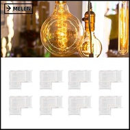 MELEN 8pcs LED Strip Light Connector, COB Transparent COB Connector, Durable Solderless LED Connecto
