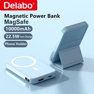 Power Bank Magnetic Wireless Charger 10000mAh Powerbank PD20W Fast Charging With Stand Universal for iPhone Xiaomi Samsung