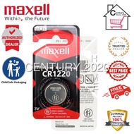 MAXELL CR1220 Lithium Battery Quality Coin Cell Watch Electronic 1pcs