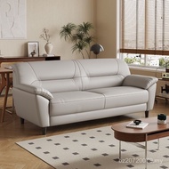 Genuine Genuine Leather Trio Nordic Style Small Apartment Sofa Sofa First Layer Leather Double Sofa 