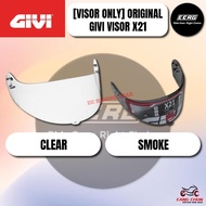 [VISOR ONLY] GIVI VISOR X21 W PROVISION FOR PINLOCK 30 LENS // 100% ORIGINAL GIVI