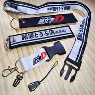 AE86 initial D Fabric Keychain & Nylon Lanyard