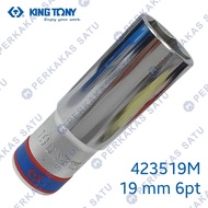 MATA KING TONY 1/ 2" X 19MM 6PT LONG SOCKET WRENCH 423019M DEEP SOCKET KINGTONY 19 MM