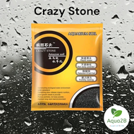 ดินปลูกไม้น้ำ Crazy Stone Aquarium Soil รุ่นปกติ ขนาด M แบ่งขาย ขนาด 0.5-3 ลิตร