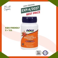 Now Vitamin D3 D-3 1000iu 180 chewable - Bone Immune