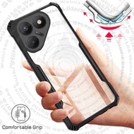 Tecno pova 7 4G rõ ràng Acrylic Gọng silicon trở lại bìa cho TECNO pova 7 pova7 pova7ultra TECNO pov