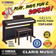 YAMAHA ARIUS YDP145R DIGITAL PIANO- NEW UNIT! (YDP 145-R/ YDP-145R/ ydp145r) ROSEWOOD COLOUR