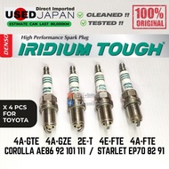 USED Japan DENSO Iridium TOUGH Spark Plug - Toyota 4AGE 4AFE TURBO 4AGZE 2E-T 4EFTE AE86 AE92 AE101 