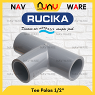 RUCIKA Fitting Pipa PVC AW 1/2 Inci Original - Sok Drat Luar SDL - Faucet Sock Drat Dalam SDD - Tee 