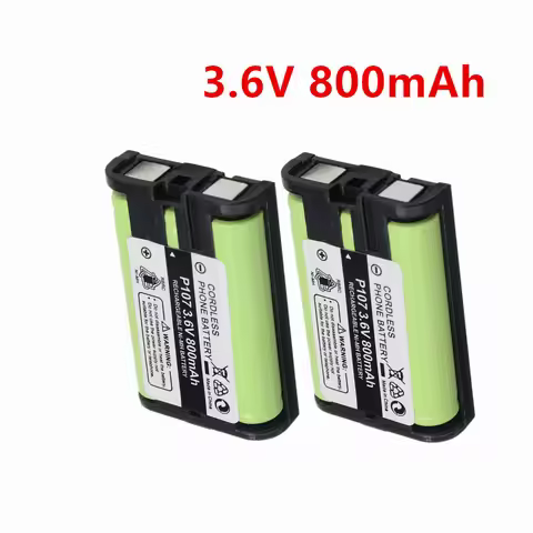 3.6v 800mAh P107 Rechargeable Cordless Phone Battery for Panasonic HHR-P107 HHR-P107A KX-TG6074PK, K