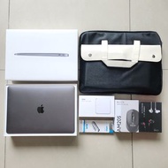 （A2179極新帶盒）Apple MacBook Air 2020手提電腦商務電腦筆記本電腦13.3吋屏幕（i3處理器+8G內存+256G硬盤）全套配齊：①全新96W超級快充電源火牛+②全新無線藍牙滑