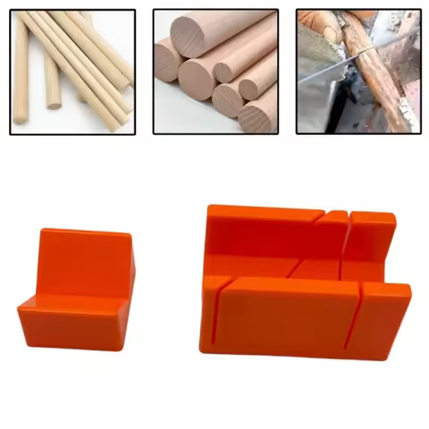 Lightweight Woodworking Mitre Box Clamping 45 Degrees Miter Box 90 Degrees Angle Slot Type Multi-Fun