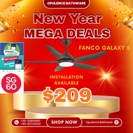 (INSTALLATION AVAILABLE, CLIMATE VOUCHER & CDC VOUCHER ACCEPTED) Fanco Galaxy 5 48″ DC Motor Ceiling