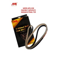 MEAUSU FAN BELT MSFB-6PK-038 6PK2247 Model: NISSAN X-TRAIL T30 / SERENA C24