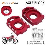 CNC Axle Block Chain Adjuster Motorcycle Accessories For Honda CRF250L CRF250M CRF250RALLY CRF 250L 