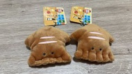 可愛麵包蟹毛絨 魷魚公仔