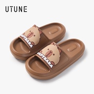 UTUNE Capybara Cartoon Slippers for Kids Women Cute Animal Parent-Child Indoor Outdoor Sandals