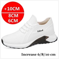 Sports Shoes Men's Elevator Shoes Hidden High Heels Breathable Height Increasing Shoes Men's Increas