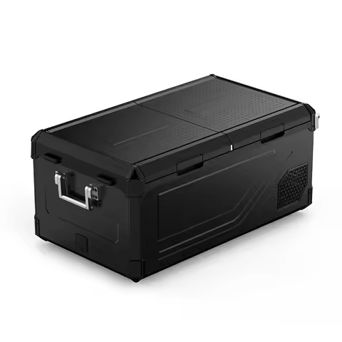Tiefu Portable Car Fridge Freezer 75-95L Dual Zone 12V 24V 240VMetal Plastic RV Refrigerator Compres